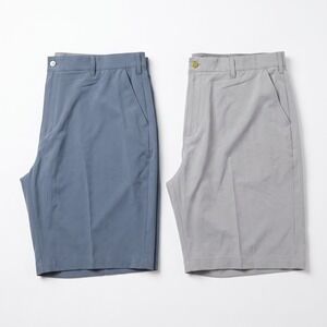 TGW Mens Golf Shorts Bundle Blue Grey Size 42 Performance Stretch Flat Front 2PK